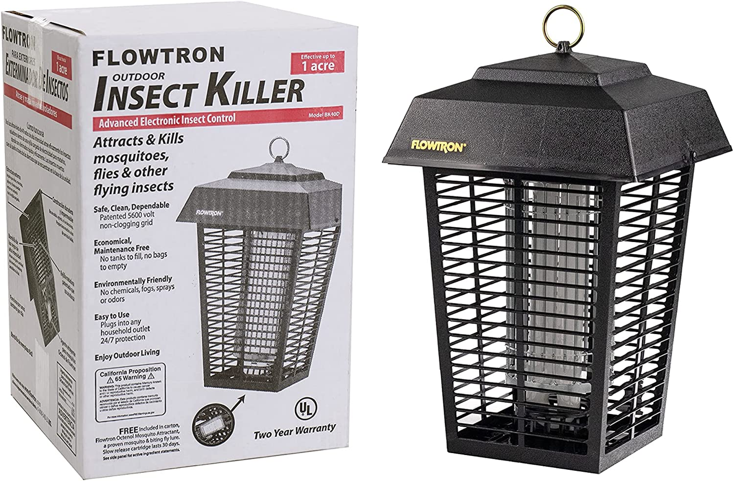 BK-40D Electronic Insect Killer, 1 Acre Coverage,Black