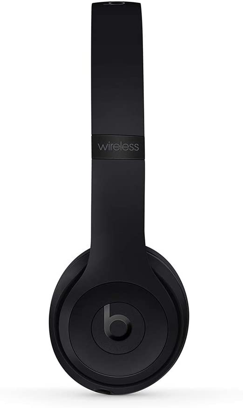 Solo3 Wireless On-Ear Headphones - Apple W1 Headphone Chip, Class 1 Bluetooth, 40 Hours of Listening Time, Built-In Microphone - Black (Latest Model)