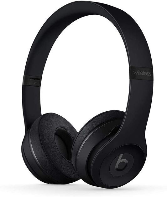 Solo3 Wireless On-Ear Headphones - Apple W1 Headphone Chip, Class 1 Bluetooth, 40 Hours of Listening Time, Built-In Microphone - Black (Latest Model)