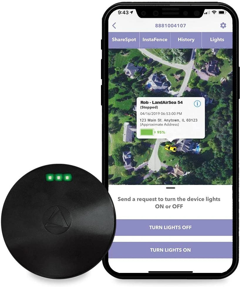 54 GPS Tracker, - Waterproof Magnet Mount. Full Global Coverage. 4G LTE Real-Time Tracking for Vehicle, Asset, Fleet, Elderly and More. Subscription Is Required