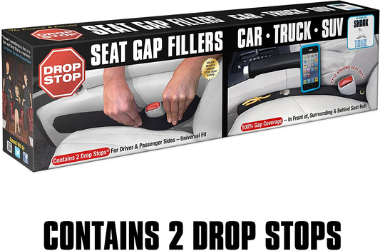 - the Original Patented Car Seat Gap Filler (AS SEEN on Shark Tank) - Set of 2 and Slide Free Pad and Light