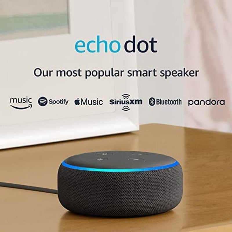 Echo Dot (3Rd Gen, 2018 Release) - Our Most Popular Smart Speaker with Bluetooth and Alexa - Charcoal